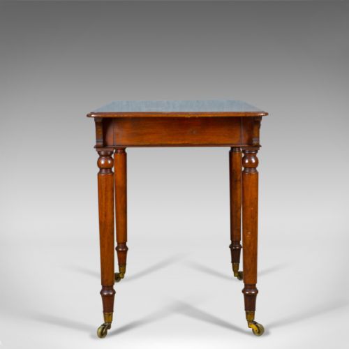 fig 2. Antique Side Table by Holland and Sons, English, Victorian, Mahogany, Circa 1860