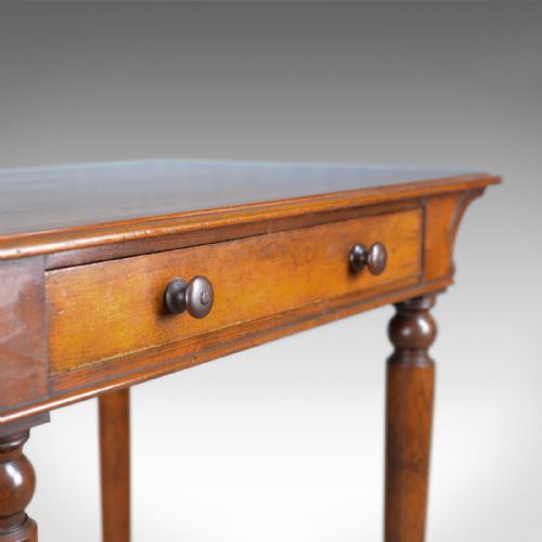 fig 4. Antique Side Table by Holland and Sons, English, Victorian, Mahogany, Circa 1860