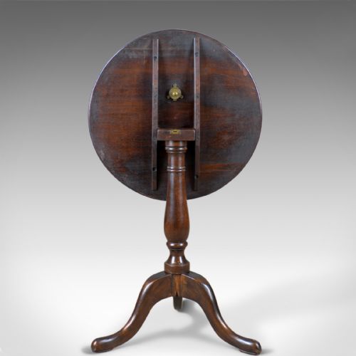 fig 2. Pair of Antique Tilt-Top Wine Tables, English, Edwardian, Mahogany, Circa 1910