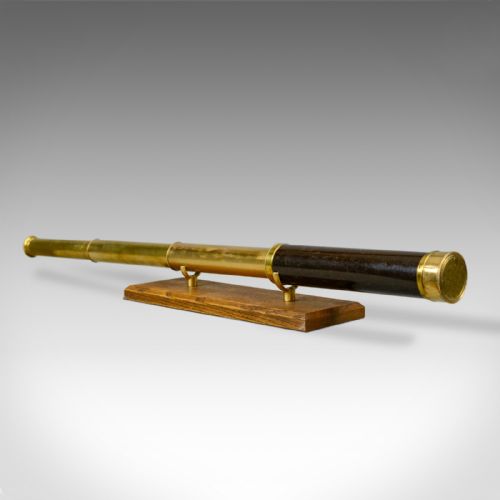 Antique Telescope, 3 Draw, Pocket Refractor, Dollond London, Mid 19th Century