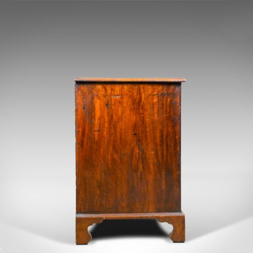 fig 2. Antique Georgian Chest of Drawers, English, Walnut, 18th Century, Circa 1750