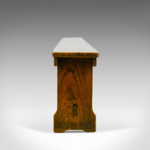 fig 2. Antique Tavern Bench, Georgian, English, Oak, Six Seater, Form, C19th, c.1810