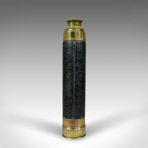 fig 4. Antique Telescope, Three Draw Refractor, J Casartelli and Son, Circa 1900