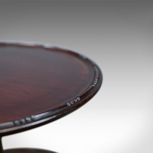 fig 3. Antique Dumb Waiter, English, Victorian, Mahogany, Two Tier Table, C19th c.1890