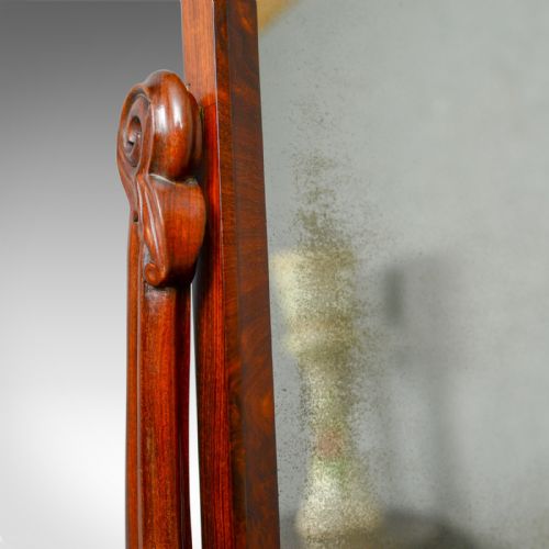 fig 2. Antique Dressing Table Mirror, Victorian, Vanity, Toilet, Art Nouveau circa 1890