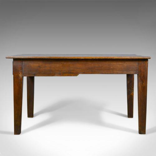 fig 1. Antique French Farmhouse Table, Oak, Kitchen, Dining, 19th Century, Circa 1850