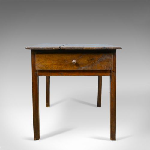 fig 2. Antique French Farmhouse Table, Oak, Kitchen, Dining, 19th Century, Circa 1850