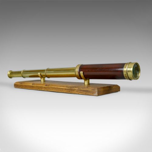 Antique Telescope, Three Draw, Refractor, English, Georgian, Dollond, Circa 1830