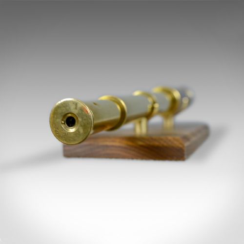 fig 3. Antique Telescope, Three Draw, Refractor, English, Georgian, Dollond, Circa 1830