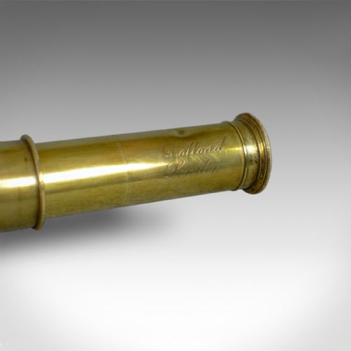 fig 4. Antique Telescope, Three Draw, Refractor, English, Georgian, Dollond, Circa 1830