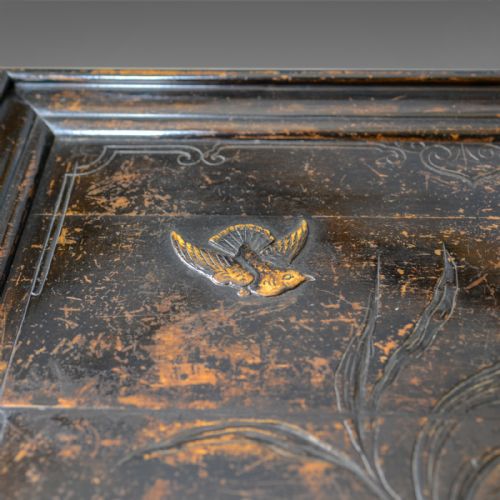 fig 4. Antique Chinese Export Side Table, Carved, Oriental, Victorian, Circa 1900