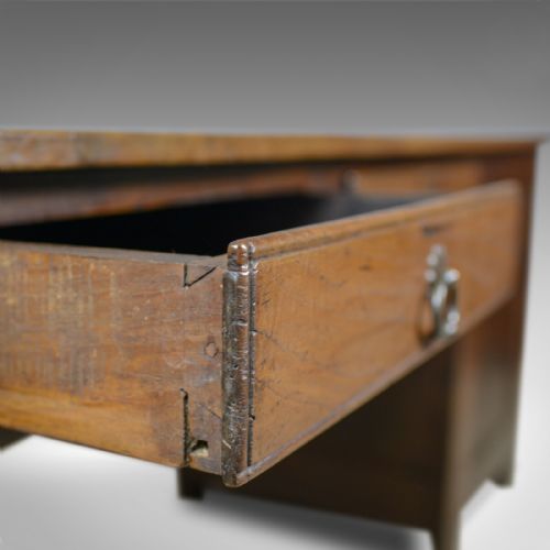 fig 3. Antique French Mayoral Clerk's Desk, Oak, Elm, Mid 19th Century, Circa 1850