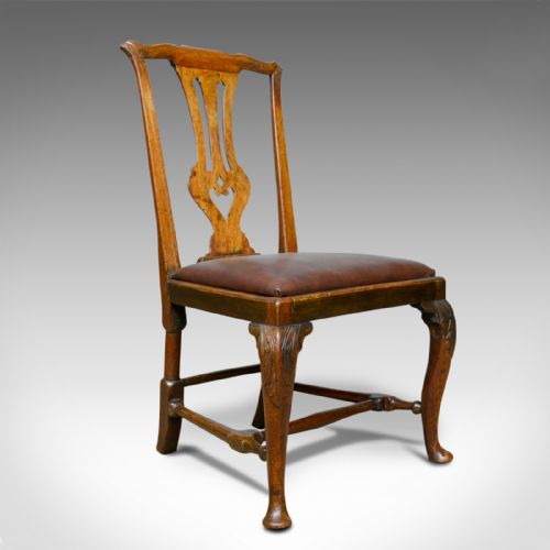 Georgian Antique Chair, English, Mahogany, Mid Eighteenth Century