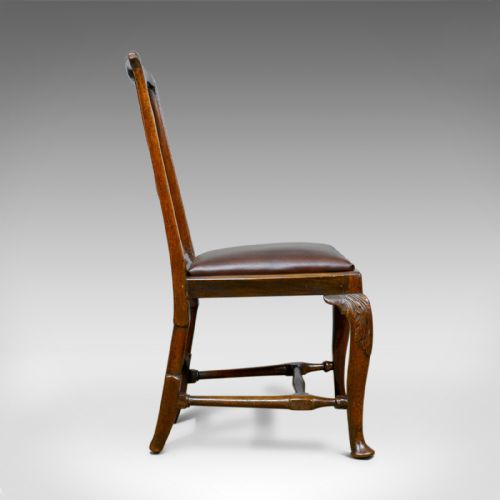 fig 2. Georgian Antique Chair, English, Mahogany, Mid Eighteenth Century