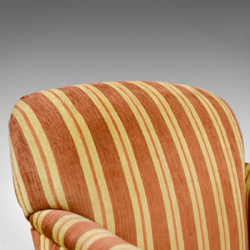 fig 1. Antique Armchair, English, Edwardian Club Chair, Early 20th Century, Circa 1910