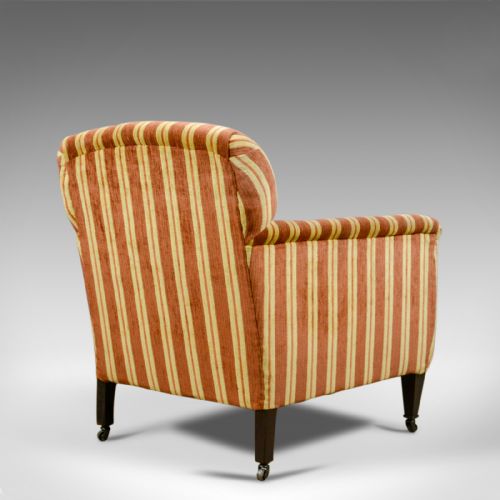 fig 2. Antique Armchair, English, Edwardian Club Chair, Early 20th Century, Circa 1910