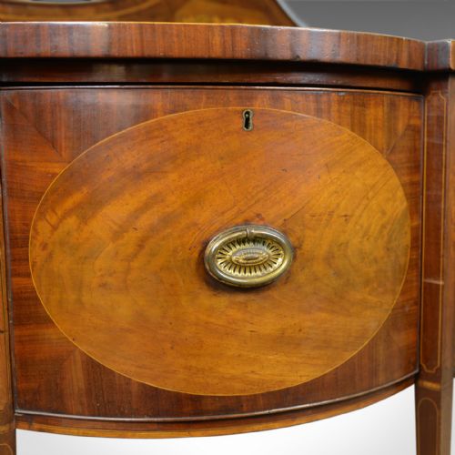 fig 5. Large Antique Sideboard, English, Late Georgian, Server, Mahogany, Circa 1800