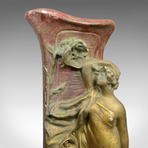 fig 2. Antique Plaster Vases, French, Art Nouveau, Amphora, Early 20th Century, c.1900