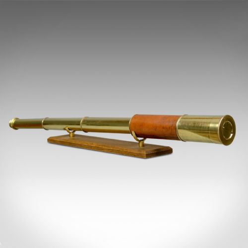 Antique Telescope, 3 Draw Refractor, Terrestrial, Astronomical, English C.1820