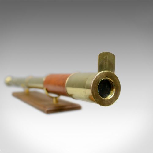 fig 2. Antique Telescope, 3 Draw Refractor, Terrestrial, Astronomical, English c.1820
