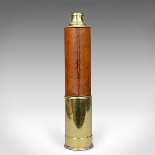 fig 4. Antique Telescope, 3 Draw Refractor, Terrestrial, Astronomical, English c.1820
