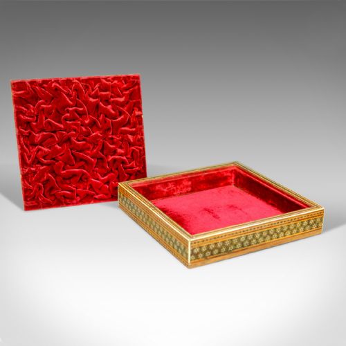fig 3. Antique Sadeli Ware Box, Anglo-Indian, Jewellery, Late 19th Century