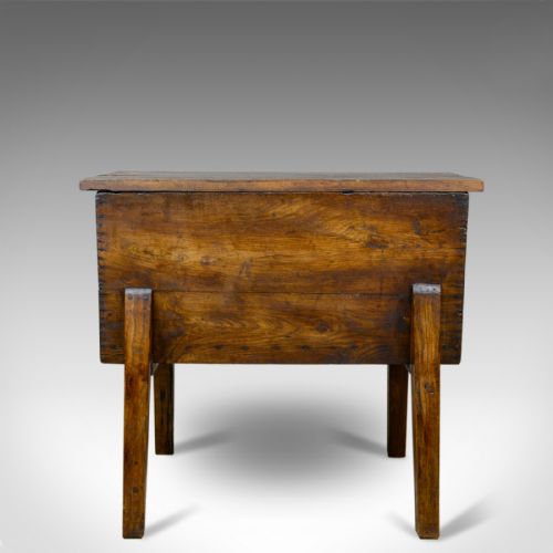 fig 1. Antique Dough Bin, French, Pine, Proving Chest, 19th Century and Later