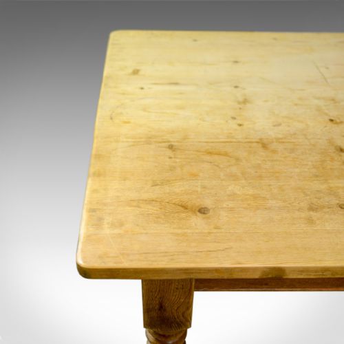 fig 3. Antique Dining Table, English, Victorian, Pine, Seating 8-10, Country, c1900