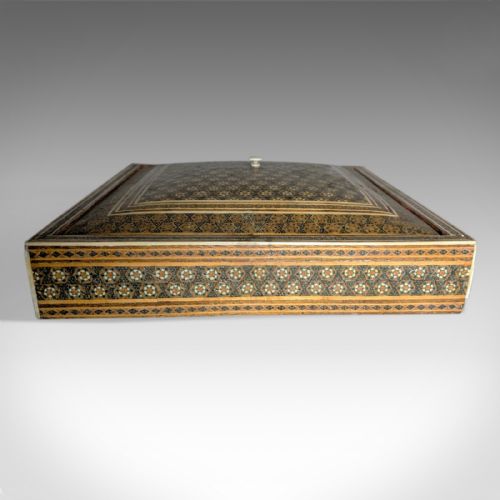fig 2. Antique Sadeli Ware Box, Anglo-Indian, Jewellery, Late 19th Century