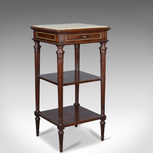Antique French Bedside Table, Louis Xvi Taste, Constantin Potheau Circa 1910
