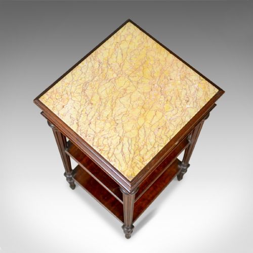 fig 4. Antique French Bedside Table, Louis XVI Taste, Constantin Potheau Circa 1910