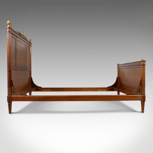 fig 2. Antique Bed Frame, French, Bedstead, Louis XVI Taste, Constantin Potheau c.1910