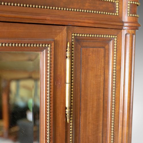 fig 4. Tall Antique Wardrobe, French, Louis XVI Taste, Constantin Potheau Circa 1910