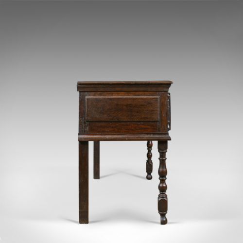 fig 2. Antique Dresser Base, Early 18th Century, English, Oak, Sideboard, Circa 1700