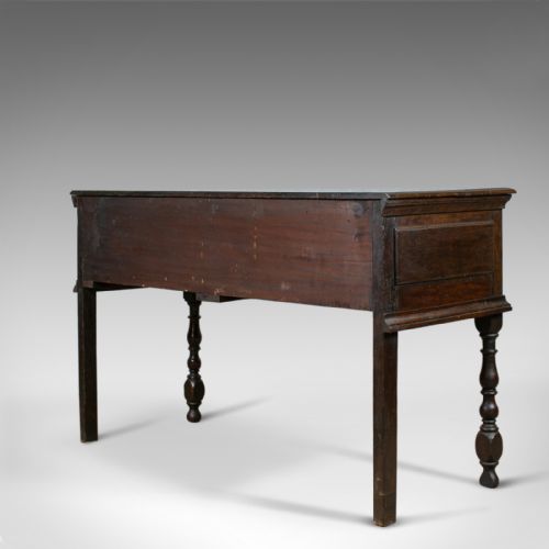 fig 3. Antique Dresser Base, Early 18th Century, English, Oak, Sideboard, Circa 1700