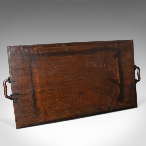 fig 2. Antique Tray, Oriental, Carved, Teak, Early 20th Century, Circa 1900