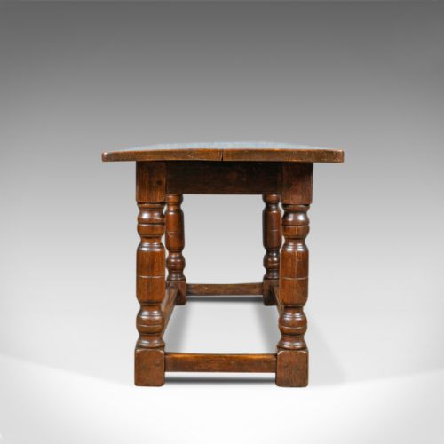 fig 2. Antique Refectory Table, English, Elm, Dining, Console, Early 18th Century