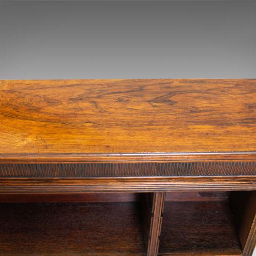 fig 1. Antique Open Bookcase, Regency and Later, Bookshelves, Rosewood, Circa 1830
