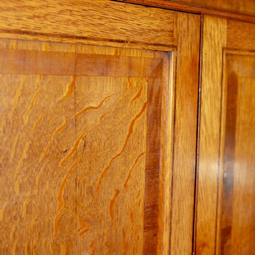 fig 4. Antique Estate Cabinet, English, Victorian, Oak, Press Cupboard, Circa 1890