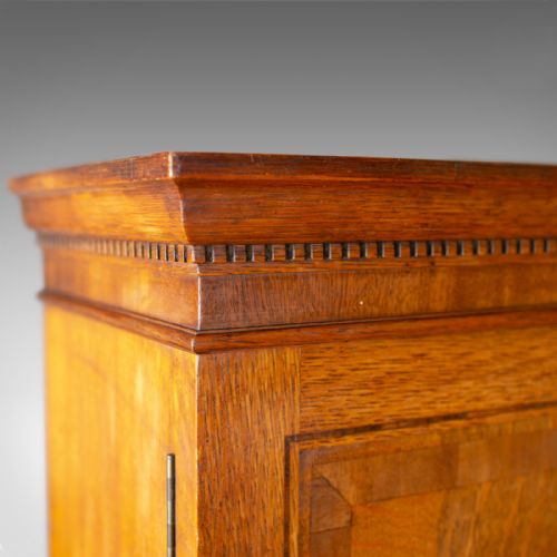 fig 5. Antique Estate Cabinet, English, Victorian, Oak, Press Cupboard, Circa 1890