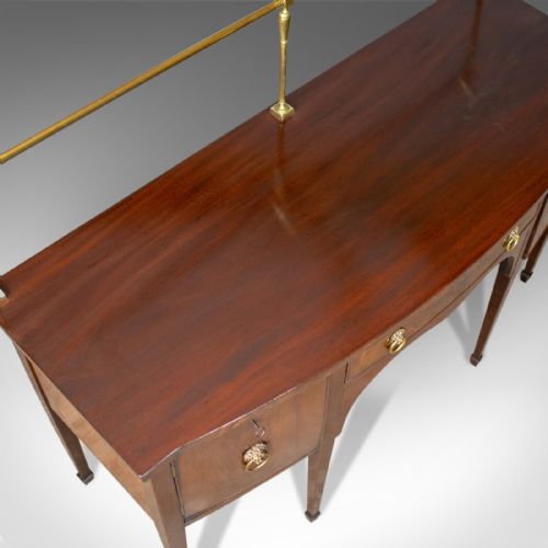 fig 2. Antique Sideboard, English, Regency, Server, Mahogany, 19th Century, Circa 1830