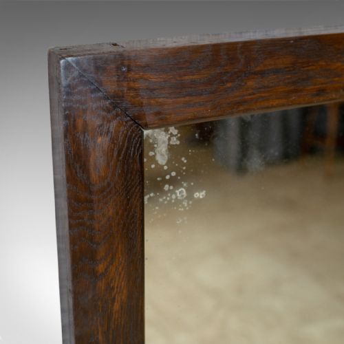 fig 3. Large Antique Mirror, English, Victorian, Oak, James Ryan, London, Circa 1870