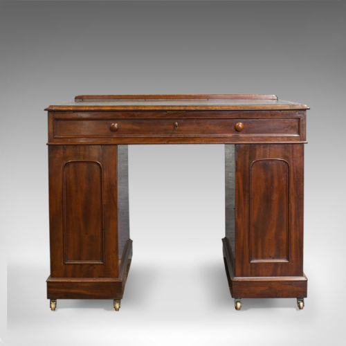 fig 5. Antique Architects Desk, Adjustable, Georgian, Mahogany, Draughtsman Circa 1810