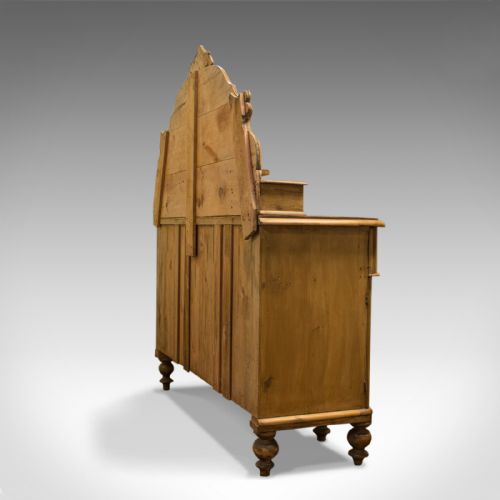 fig 2. Large Antique Pine Sideboard, French, Late 19th Century, Buffet, Circa 1900