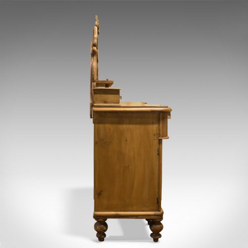fig 3. Large Antique Pine Sideboard, French, Late 19th Century, Buffet, Circa 1900