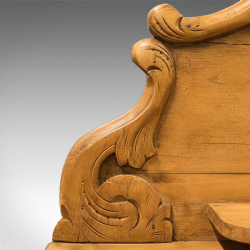 fig 4. Large Antique Pine Sideboard, French, Late 19th Century, Buffet, Circa 1900