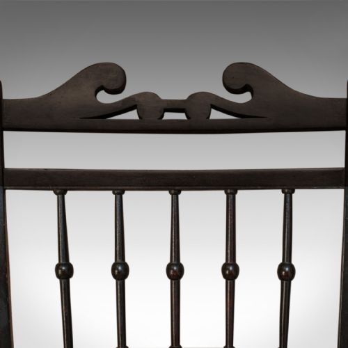 fig 2. Pair of Antique Chairs, Edwardian, Ebonised, Side, Early 20th Century, C.1910