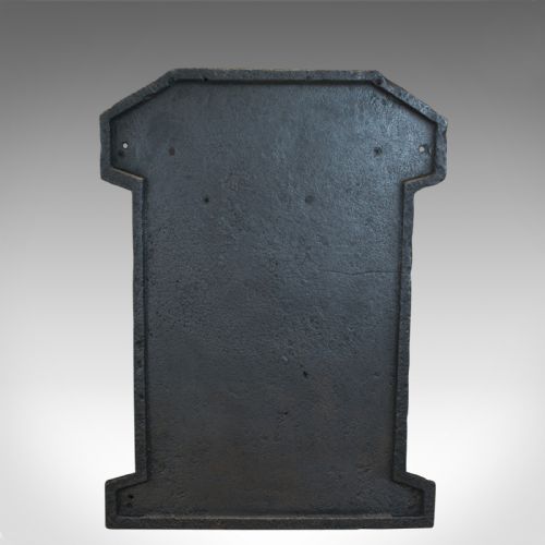 fig 1. Very Large Antique Fire Back, Heavy, Cast Iron, Fire Plate, Fireplace, c.1700