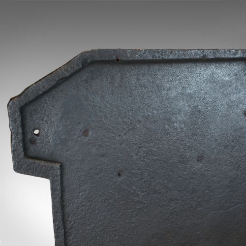 fig 2. Very Large Antique Fire Back, Heavy, Cast Iron, Fire Plate, Fireplace, c.1700