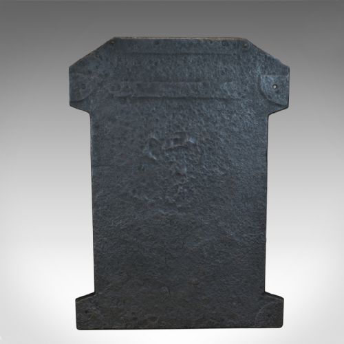fig 3. Very Large Antique Fire Back, Heavy, Cast Iron, Fire Plate, Fireplace, c.1700